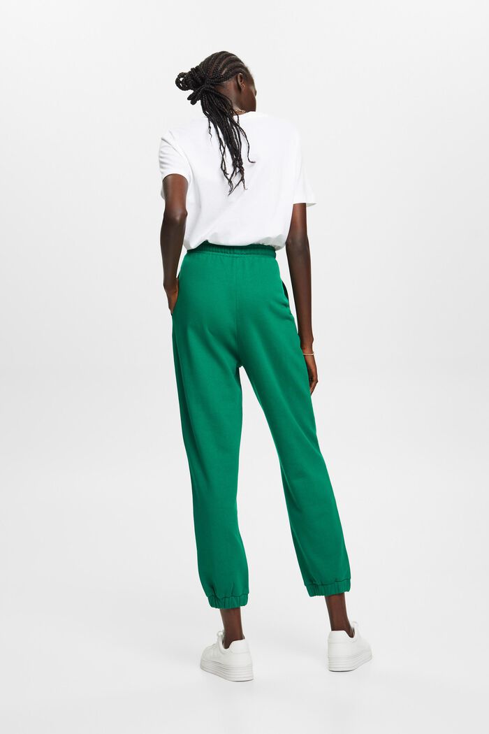 Track Pants aus Bio-Baumwolle mit Logostickerei