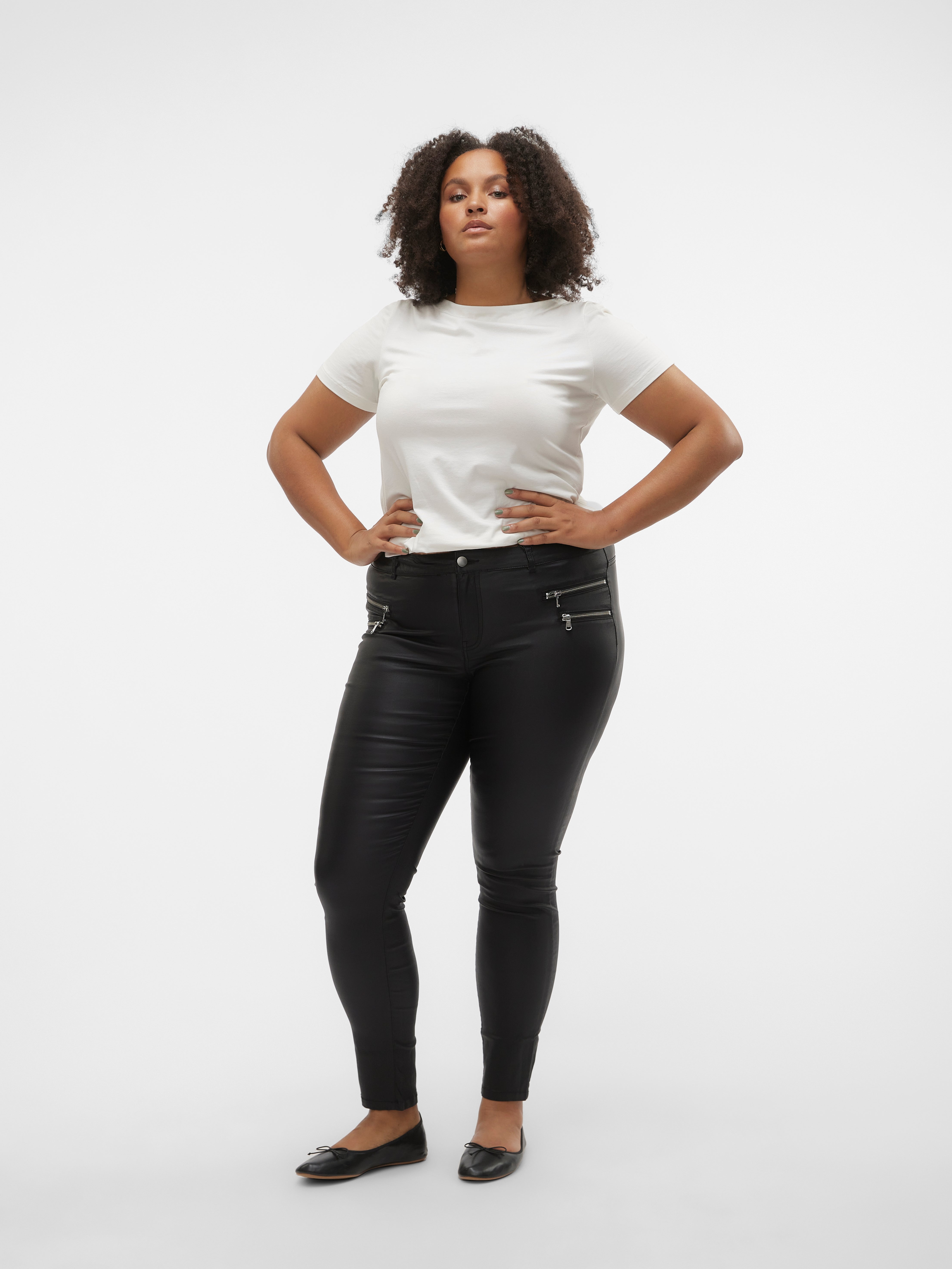 VMCSEVEN Mittlere Taille Hose
