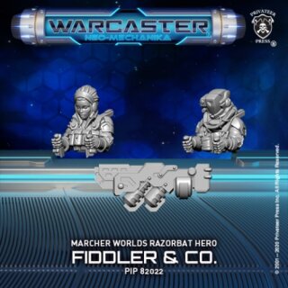 Warcaster Marcher Worlds Mantlet - Fiddler & Co. (metal/resin)
