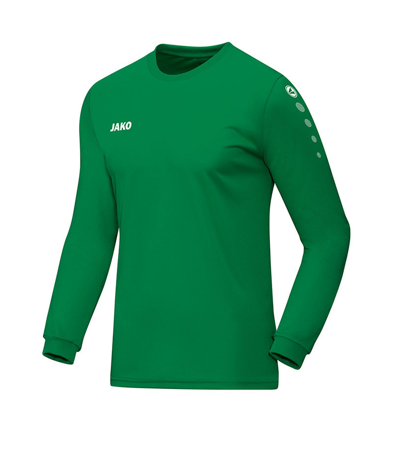 Jako Team Trikot langarm Kids Grün F06
