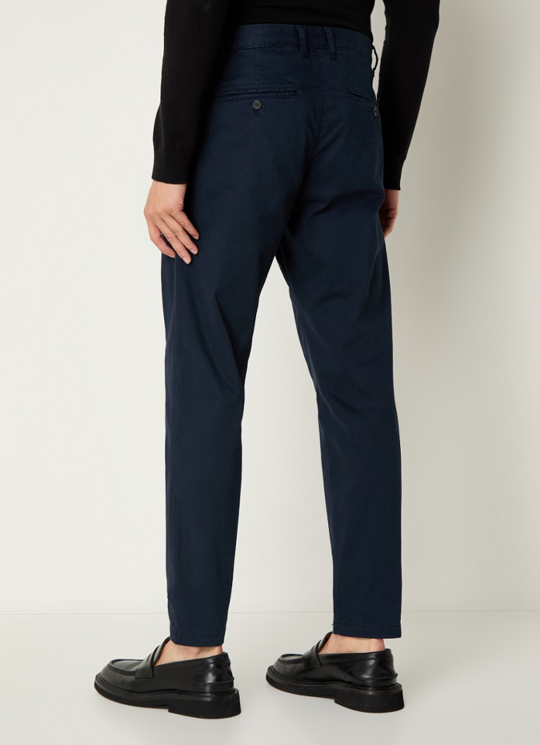 Pantaloni slim fit Ron da uomo selezionati, en misto cotone biologico con tasche laterali.