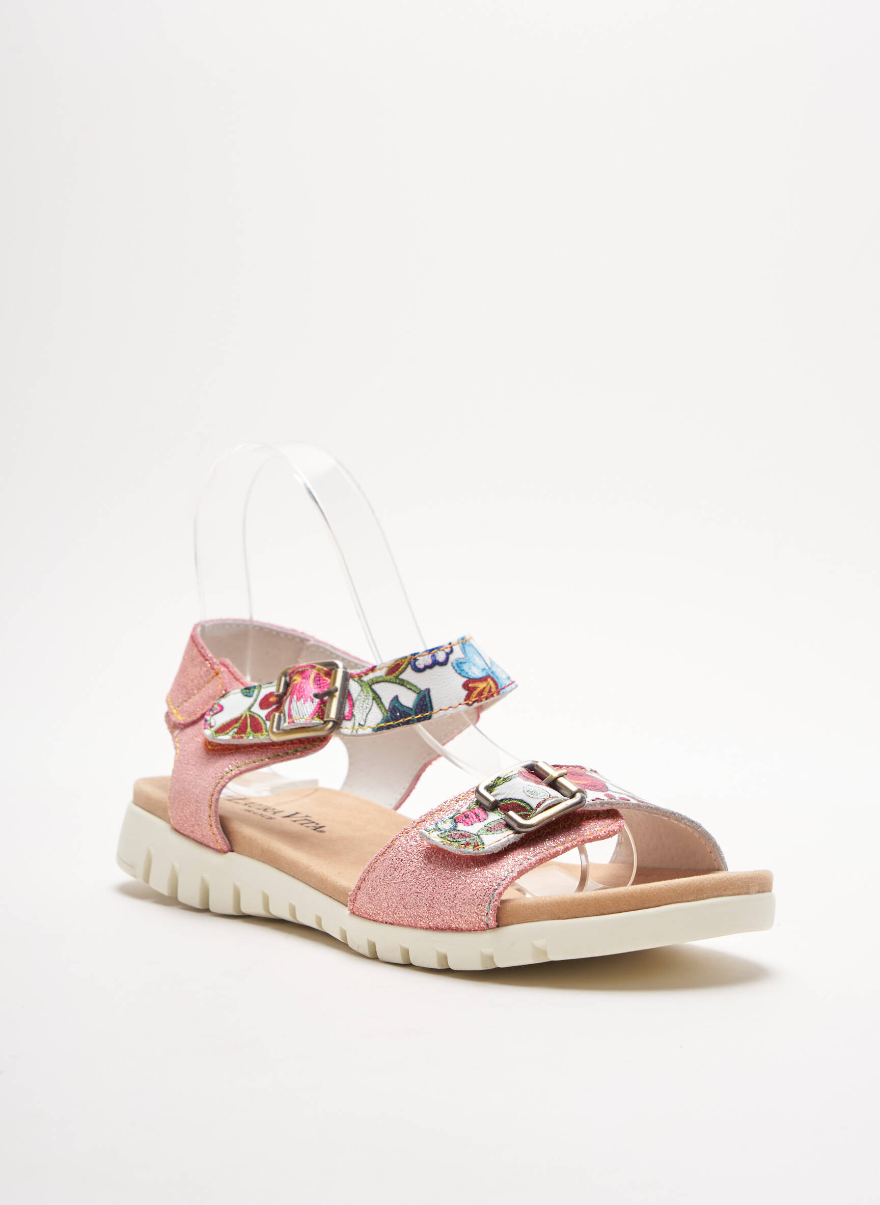 Laura Vita Sandales Nu Pieds Femme couleur rose