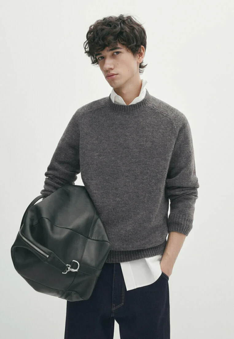 Massimo Dutti BRUSHED BLEND - Suéter