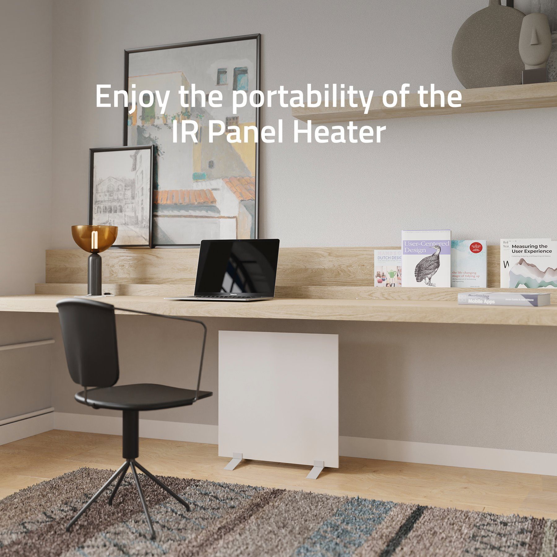 Hombli smartes Infrarot Heizpanel, 350W Smart-Home-Zubehör
