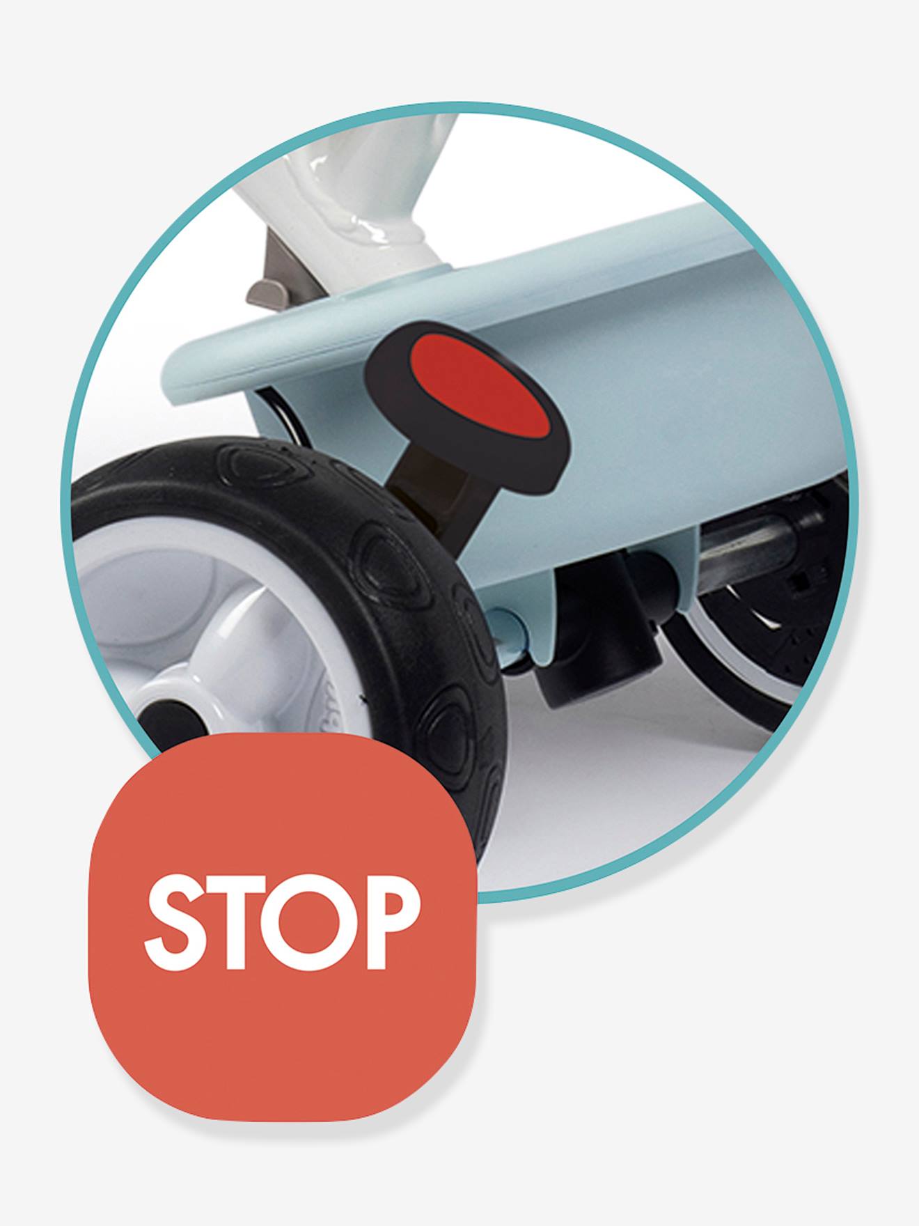 Smoby Dreirad BABY BALADE PLUS SMOBY - hellblau