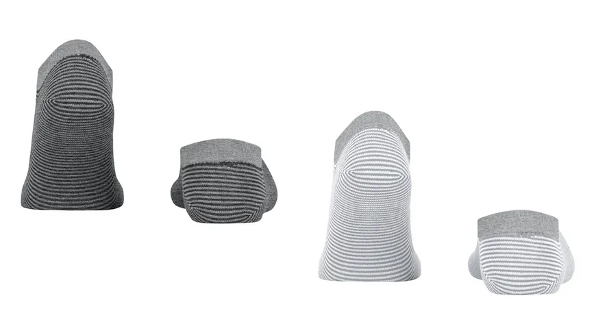 ESPRIT Herren Sneaker Socken Allover Stripe SN 2er Pack grey