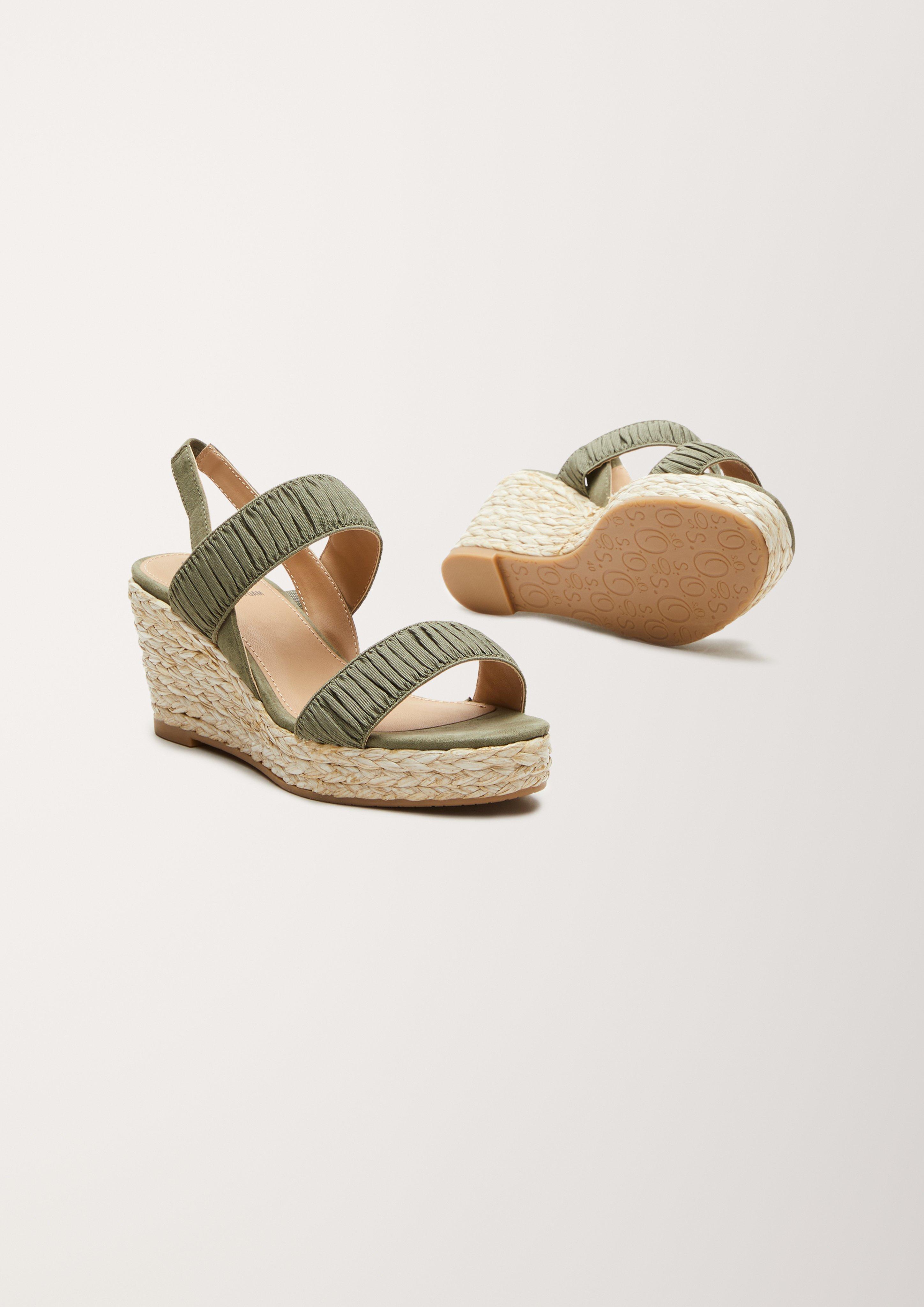 Wedges mit Raffung  6005723-728