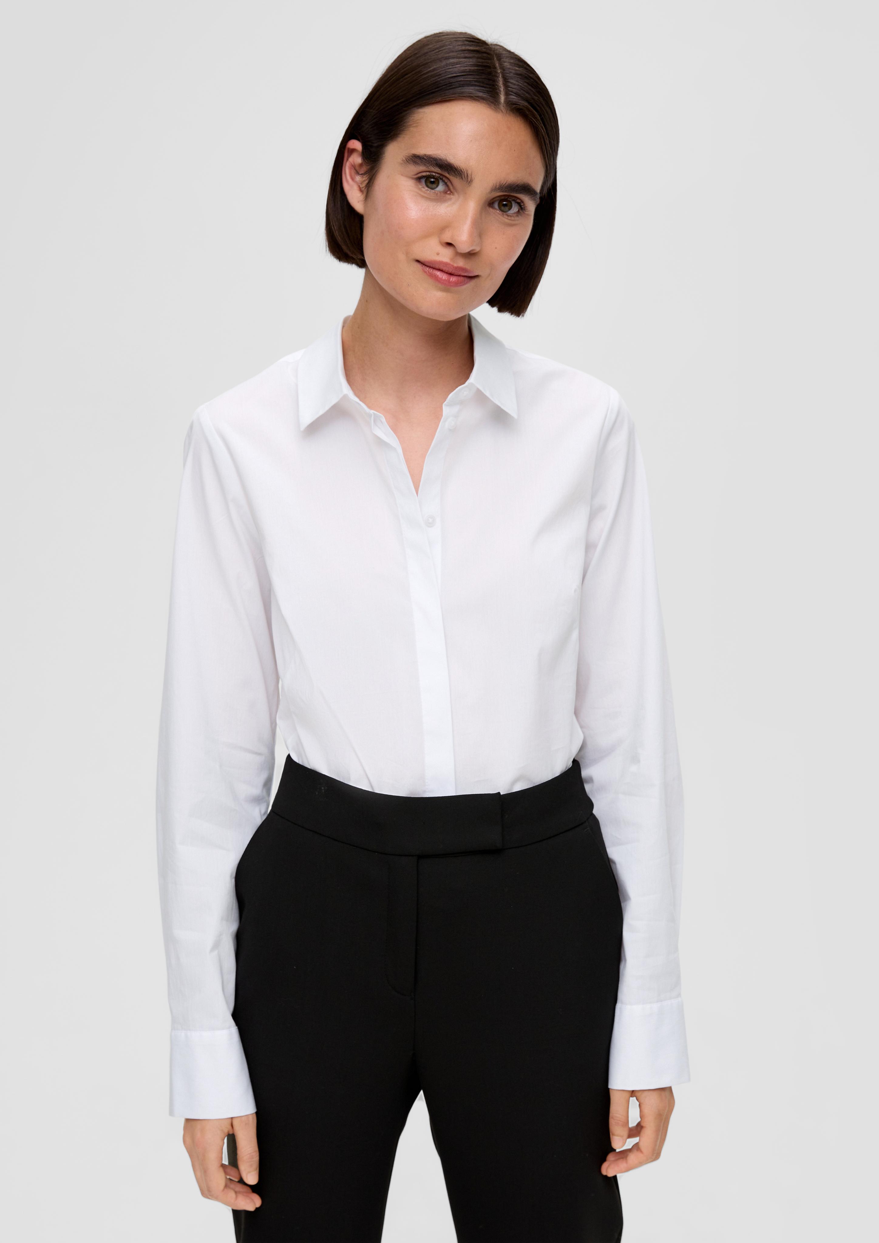 Bluse mit Ziernähten  2135535-0100