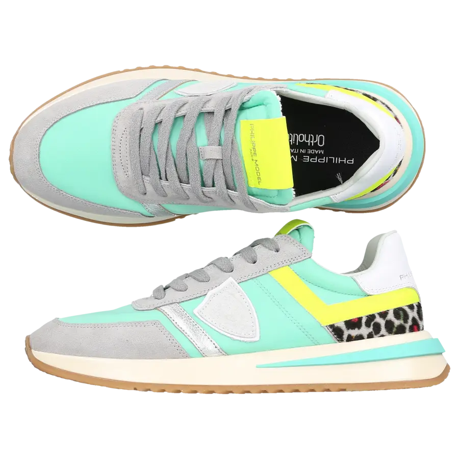Philippe Model - Sneaker low TYLD AP02 Veloursleder - türkis