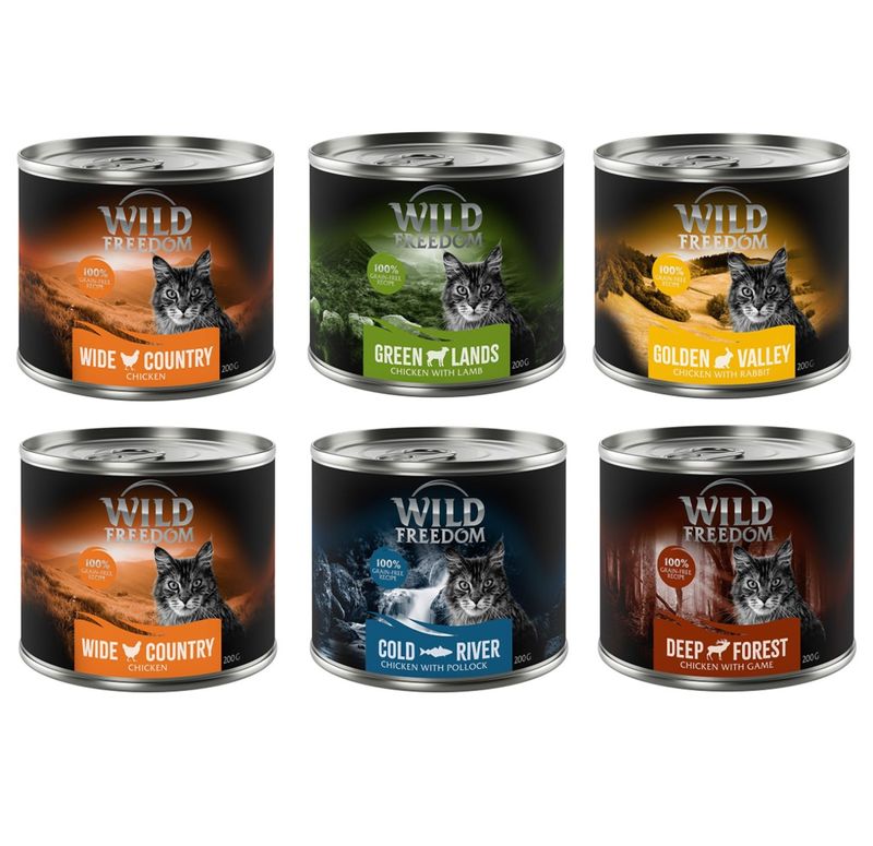 Sparpaket Wild Freedom Adult 12 x 200 g zu TOP-Preisen | bitiba %