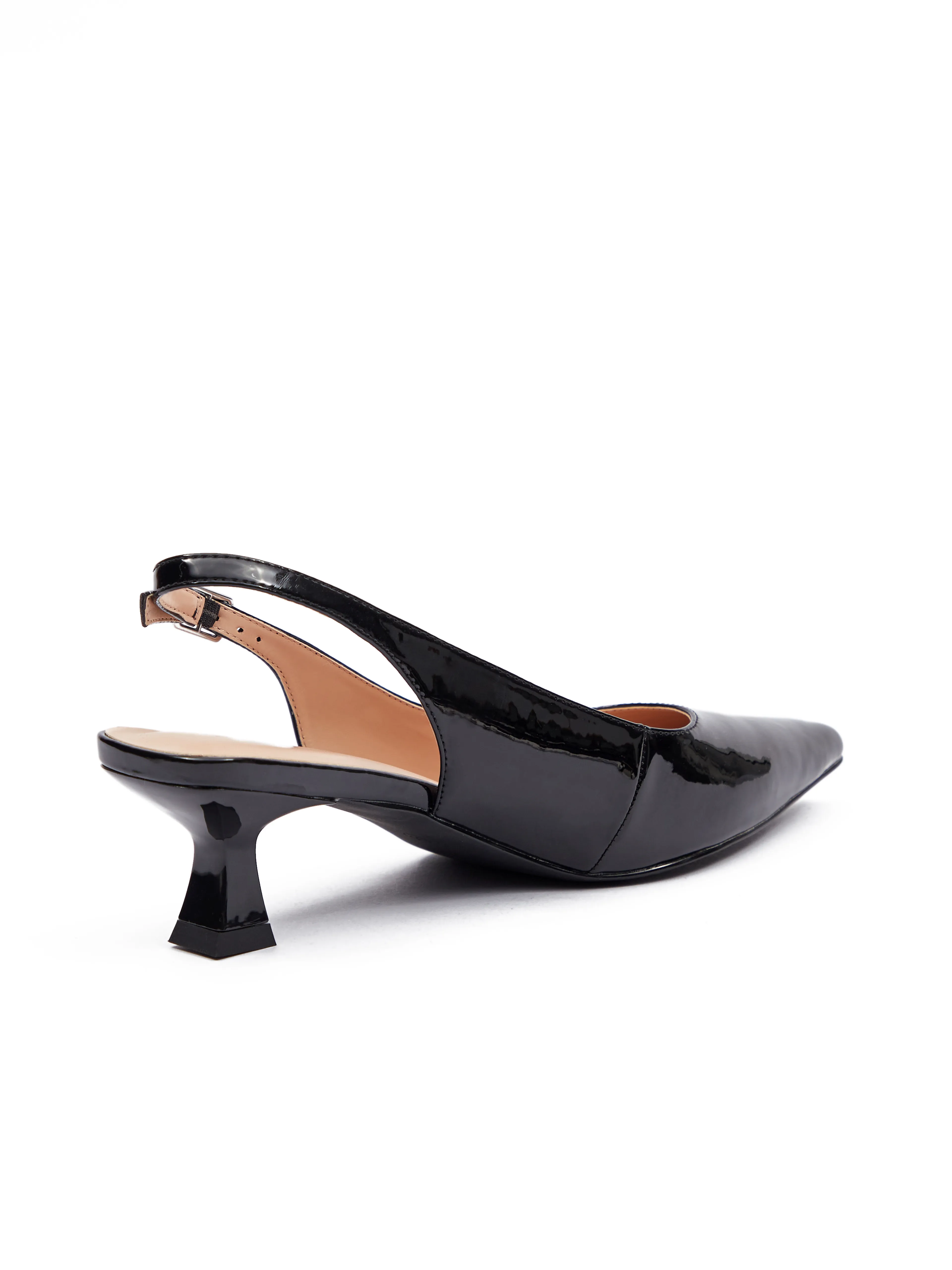 Schwarze Damen-Sandalen mit Absatz ORSAY