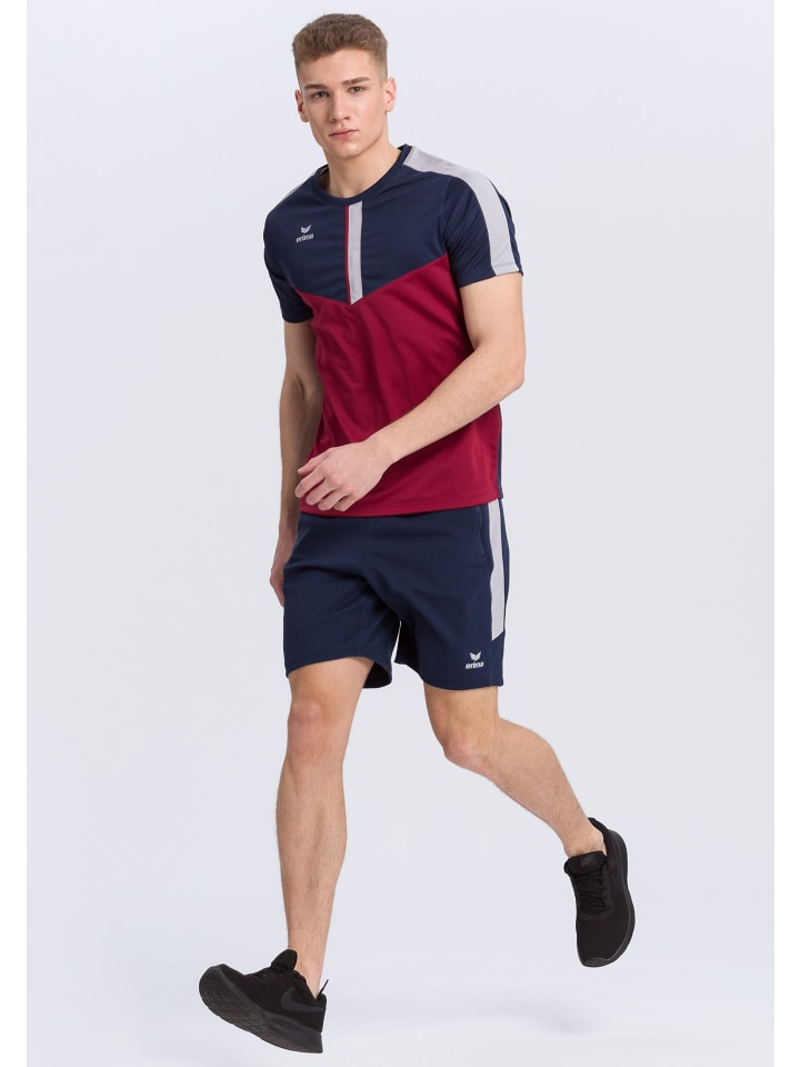 erima Squad Worker Shorts in new navy/silver grey günstig kaufen 3XL