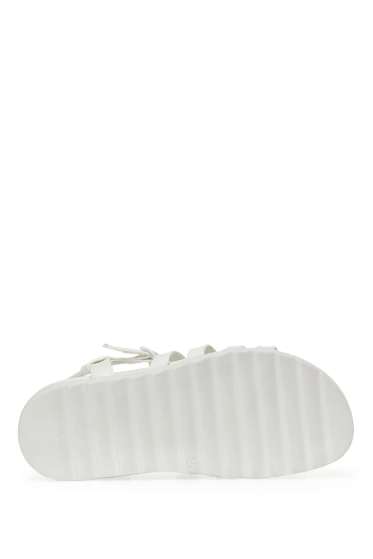 Nine West  LUCLA 3FX Weiße Damen-Sandalen mit dicker Sohle