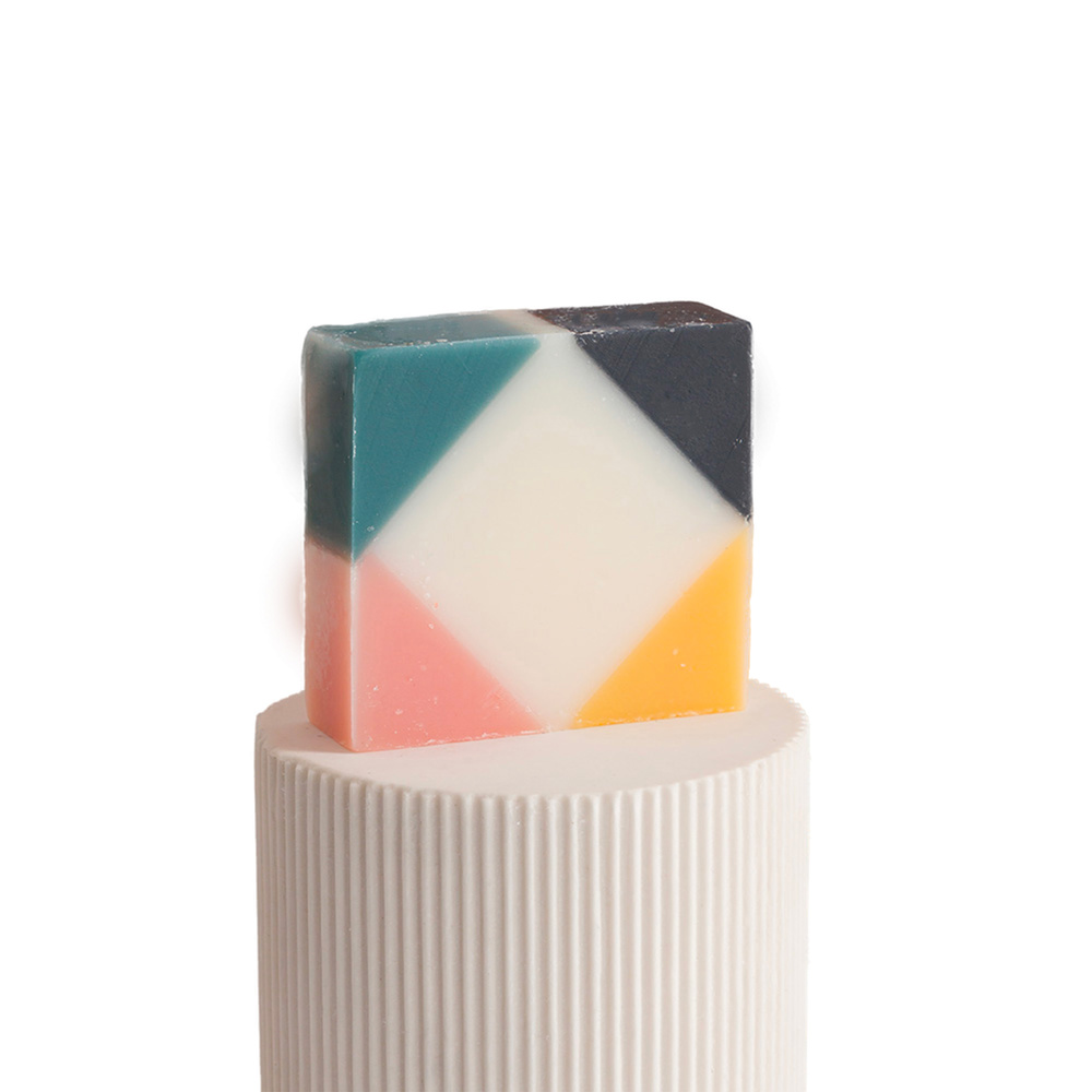 ciment ARLEQUIN 1 Savon surgras corps motif Arlequin1- Fragrance Poudré Savon solide 100g