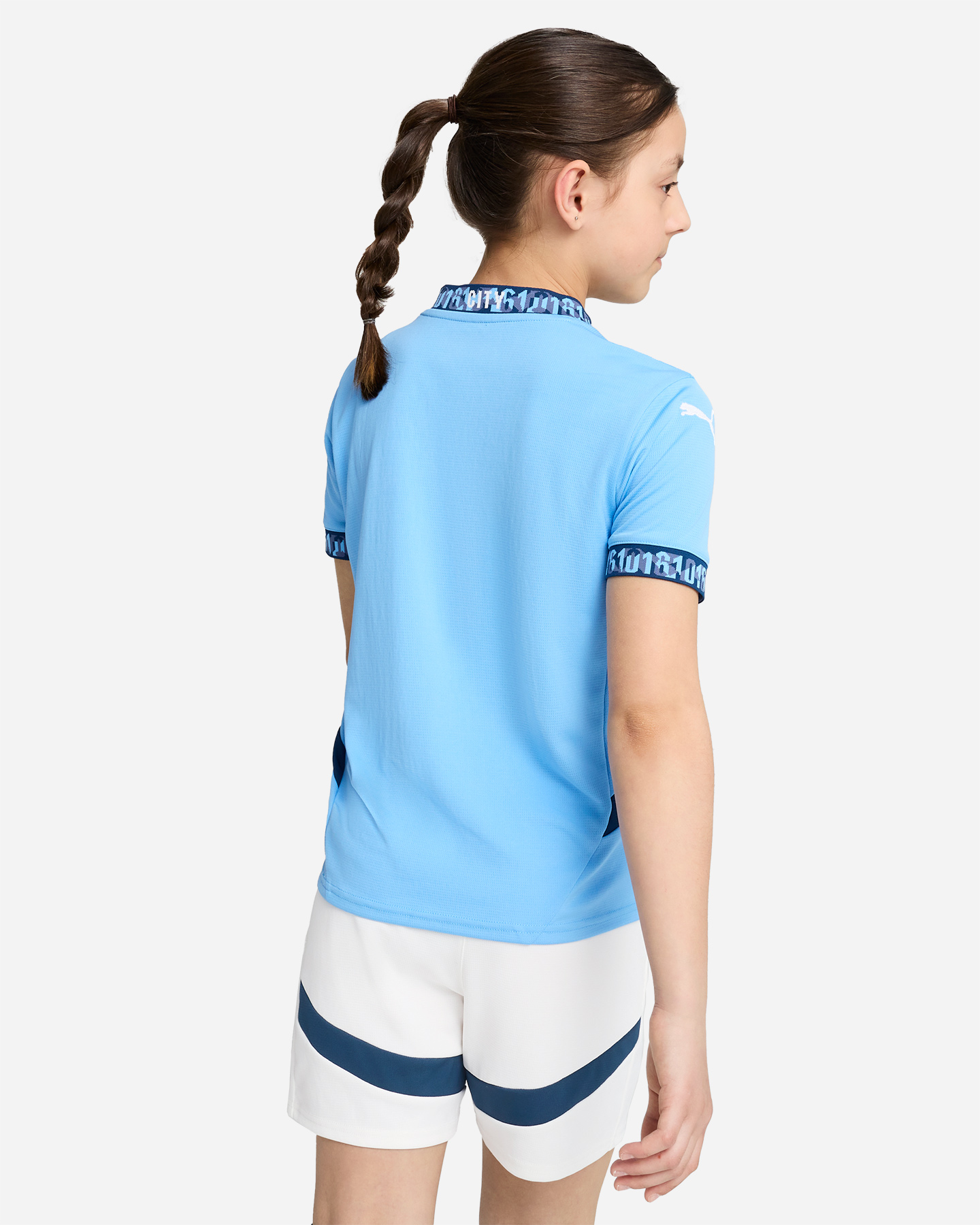 Oficiálna replika domáceho futbalového dresu Puma Manchester City 24-25 Jr 775078-01