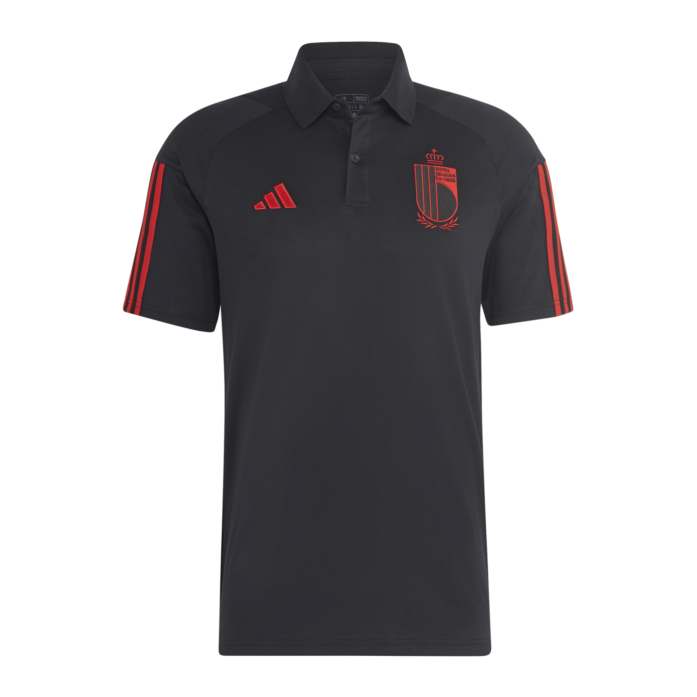 adidas Belgien Poloshirt Schwarz