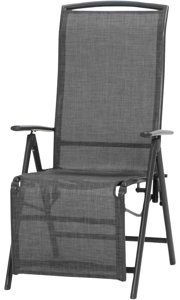 Siena Garden Gartensessel Livorno SET 4x Relax anthrazit (Set, 4-St)