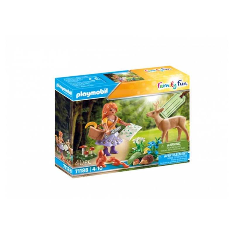 71188 Herboriste avec animaux de la forêt Playmobil Family Fun