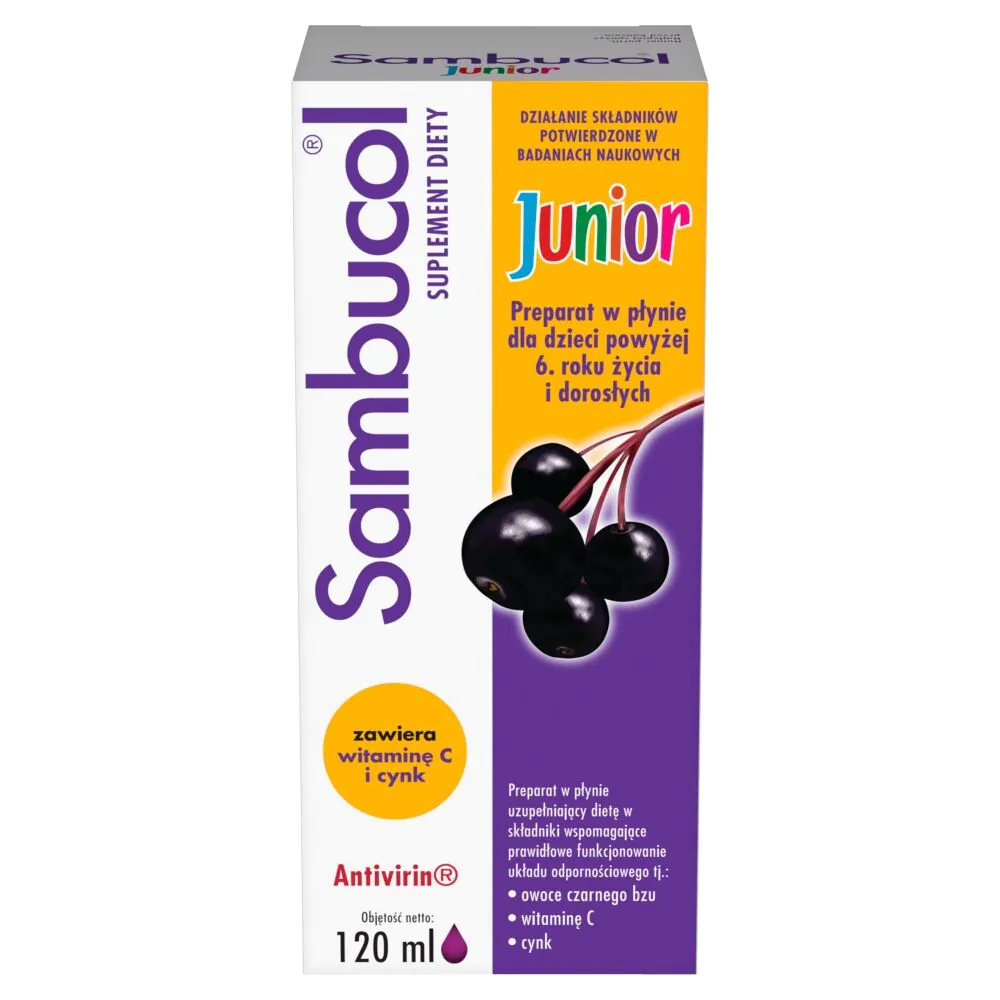 Sambucol Junior, sirup za jačanje imuniteta za djecu od 6 godina