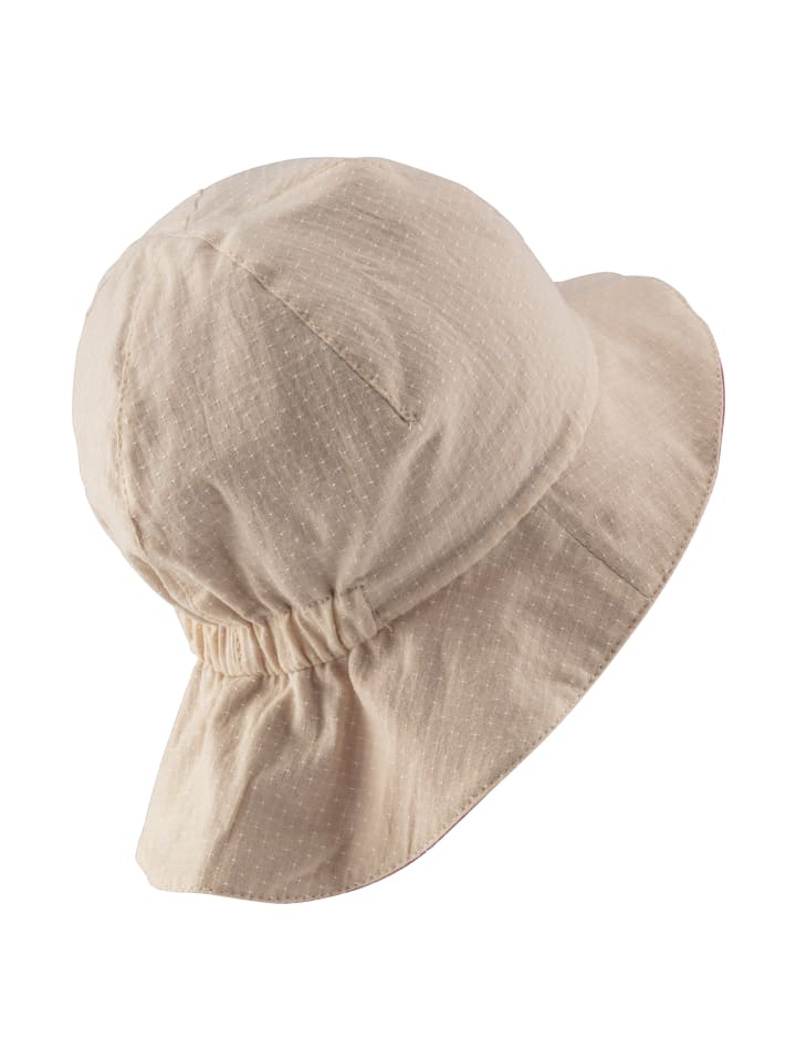 Sterntaler Wende-Sonnenhut Pünktchen in beige günstig kaufen 47 cm