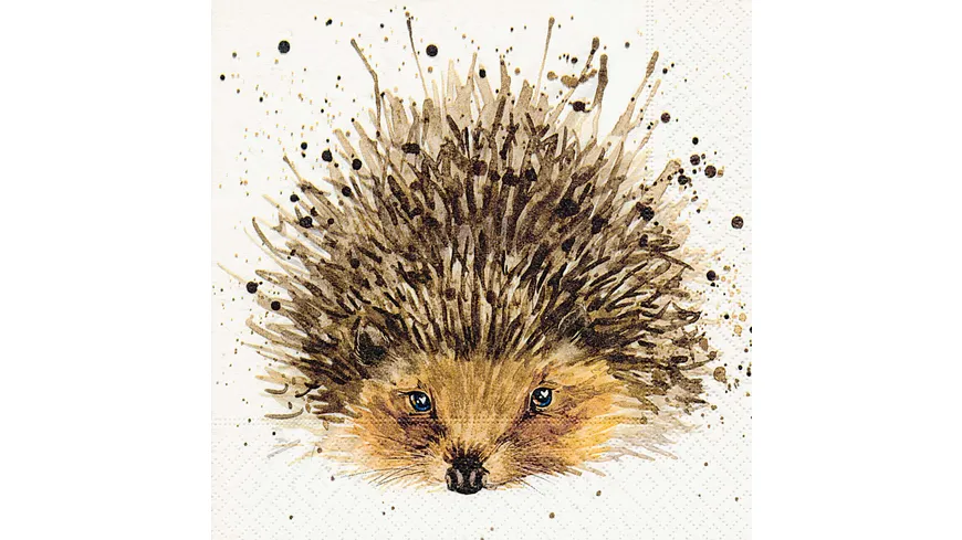 Paper + Design Servietten Cute Hedgehog 33x33cm