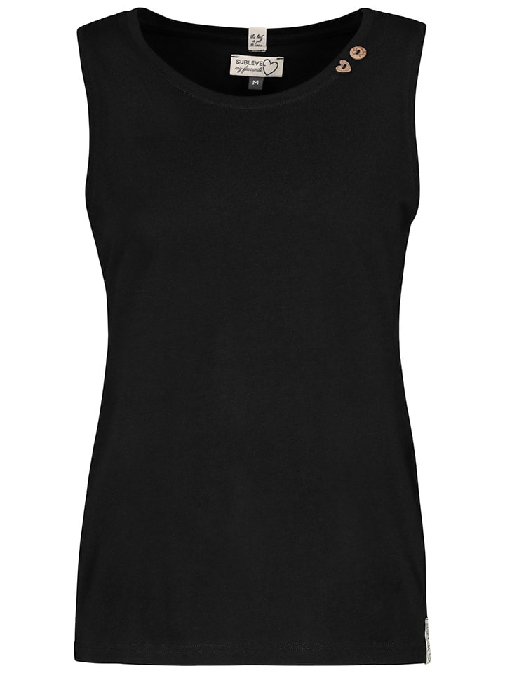 Sublevel 2er-Set: Tops in Weiß/ Schwarz günstig kaufen