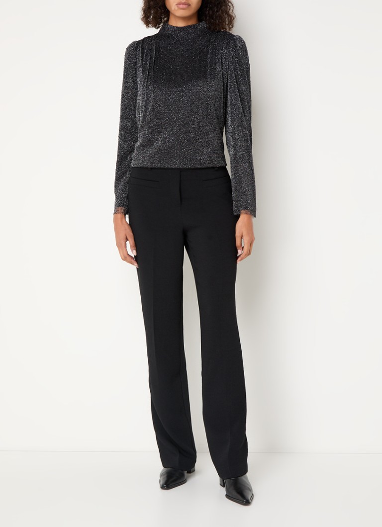 ba&sh Raba top with lurex and strass