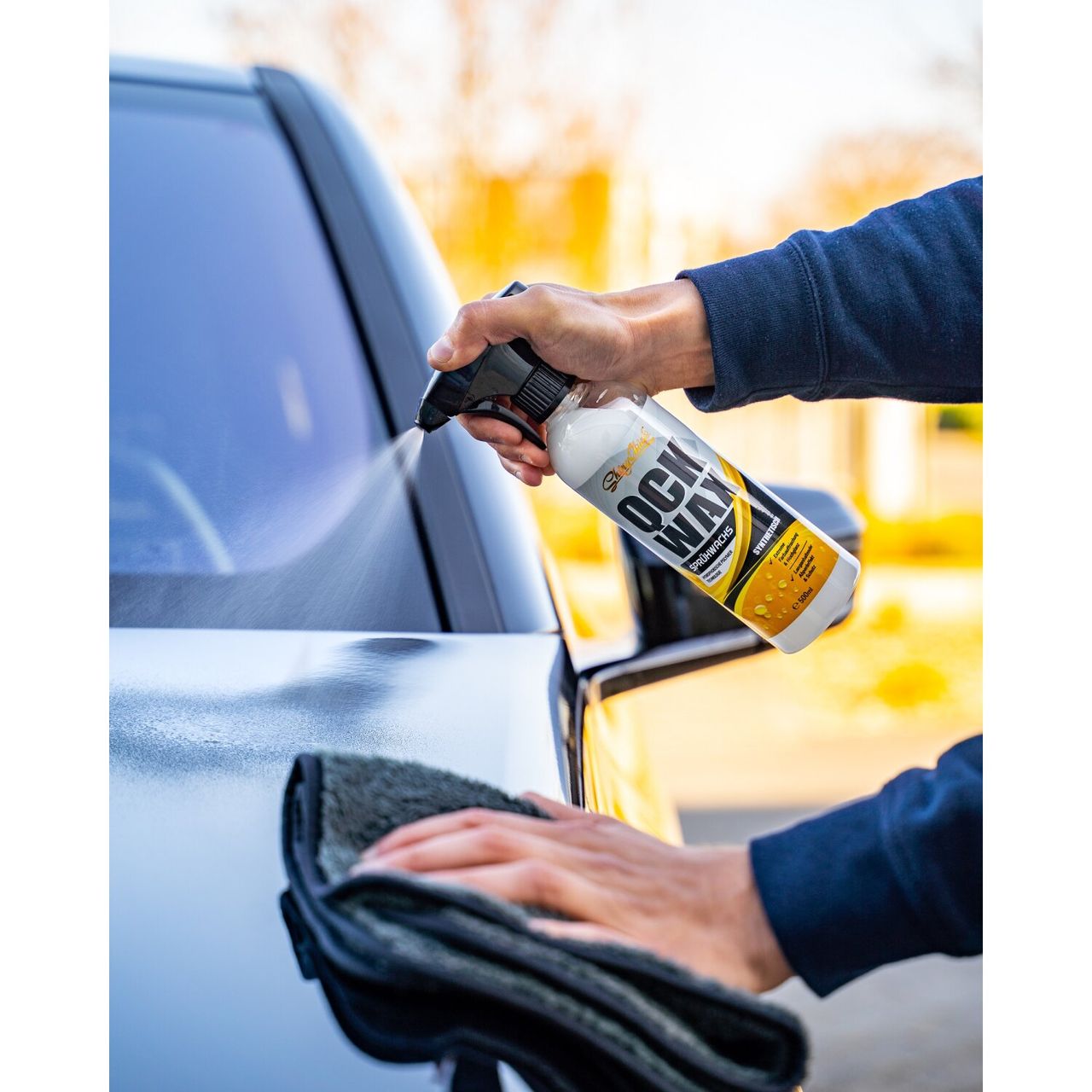 ShinyChiefs QCKWAX - SPRÜHWACHS Synthetische Autowachs-Versiegelung 500ml