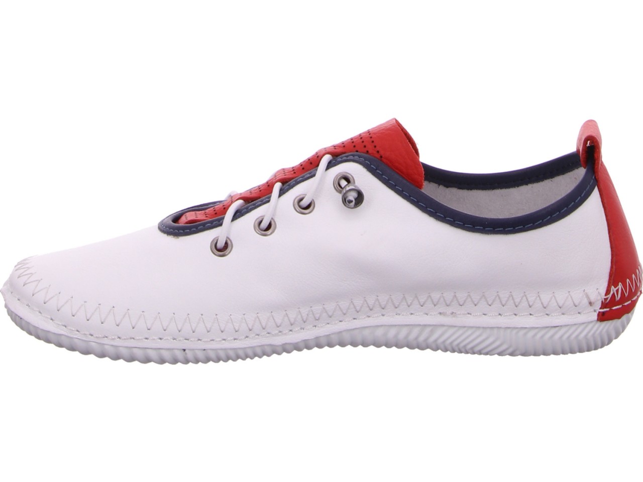 DIVERSE Sportliche Slipper weiss