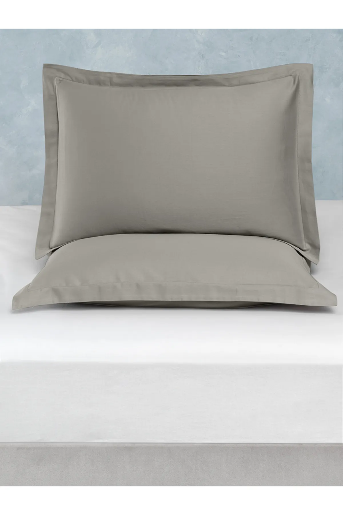 Karna Home  Klassisches Doppel-Bettbezug-Set aus Baumwollsatin