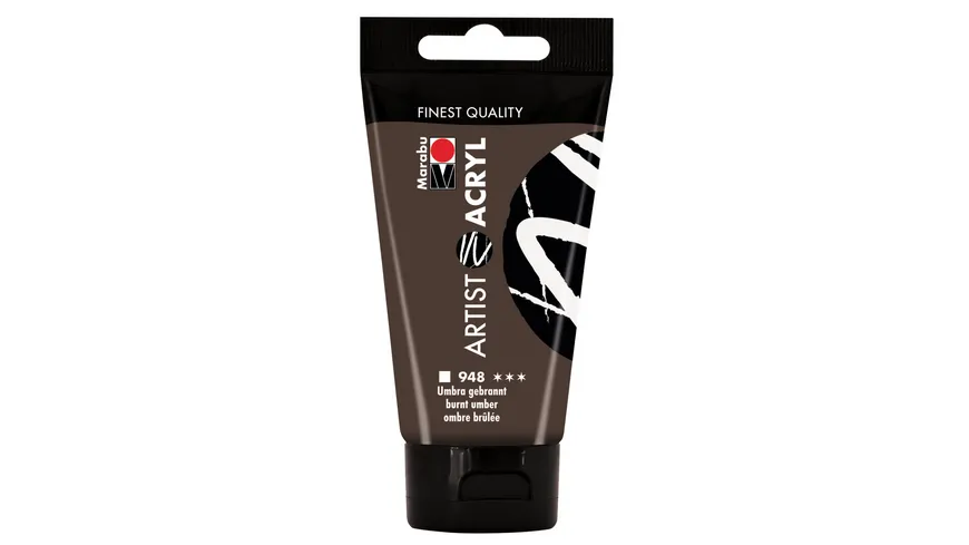 Marabu Artist Acryl, Umbra gebrannt 948, 75 ml 75 ml