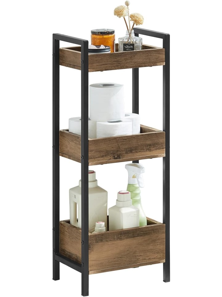 SoBuy Badregal in Natur - (B)28 x (H)74 x (T)20cm günstig kaufen onesize