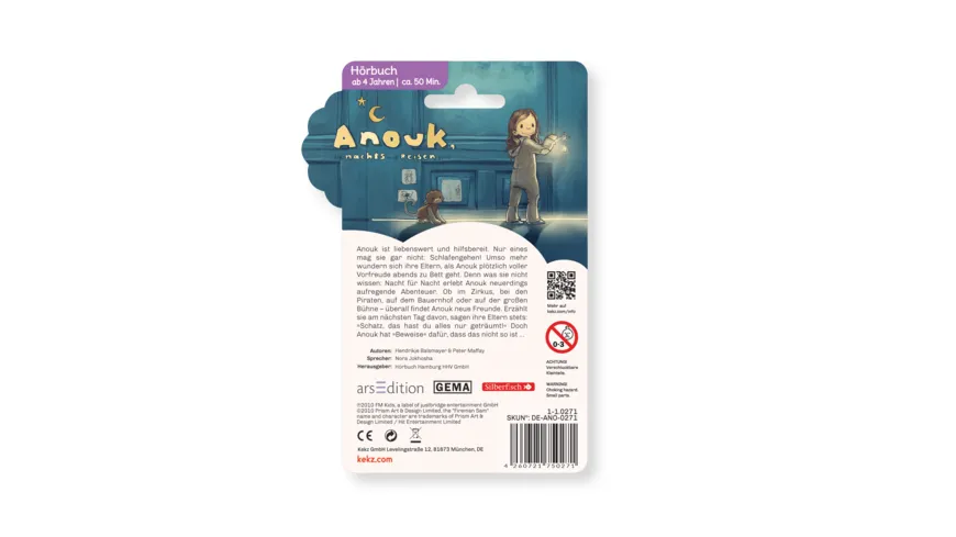 Anouk, die nachts auf Reisen geht als Kekz