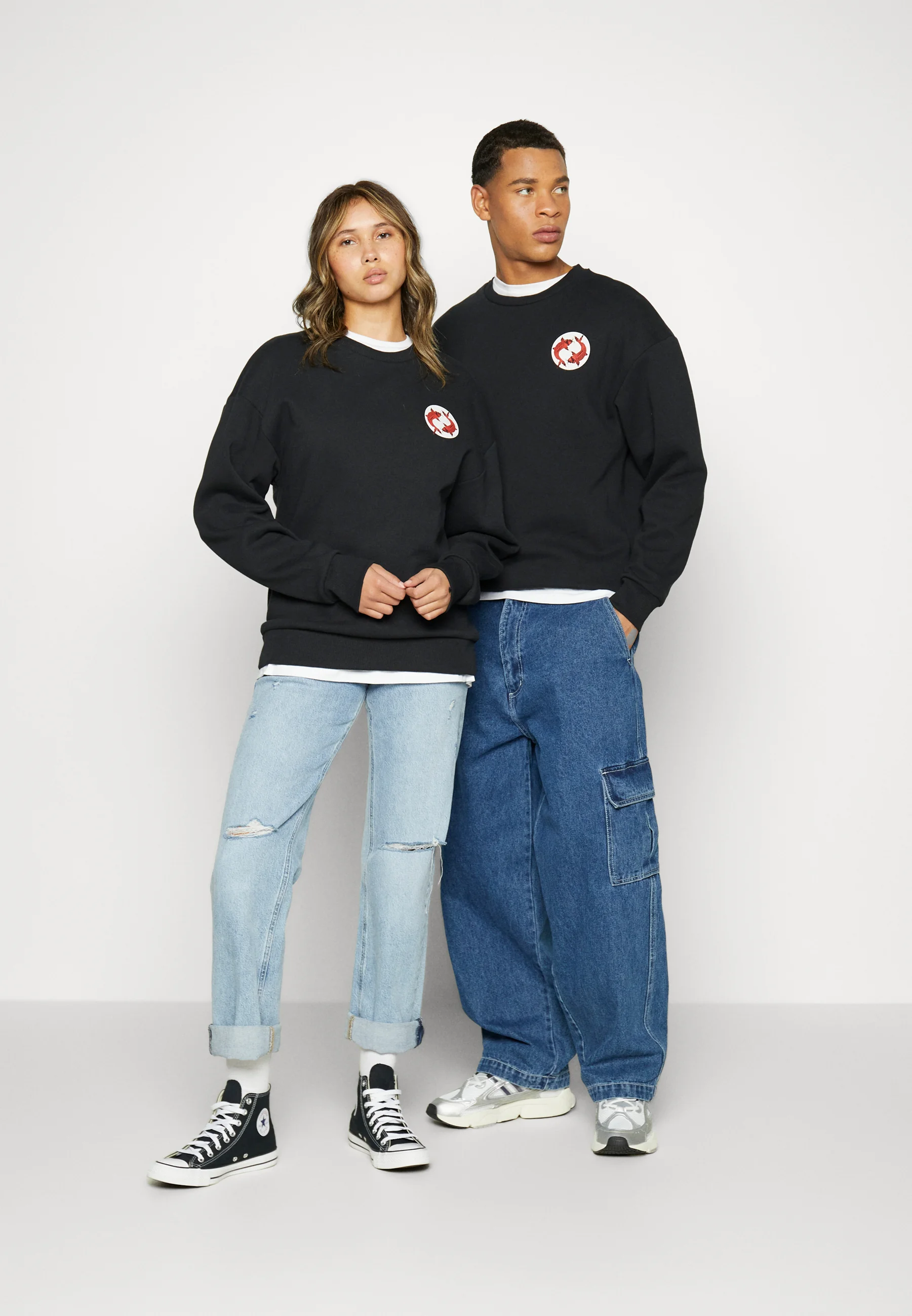 Sudadera Jack & Jones JORAQUARIUM CREW UNISEX