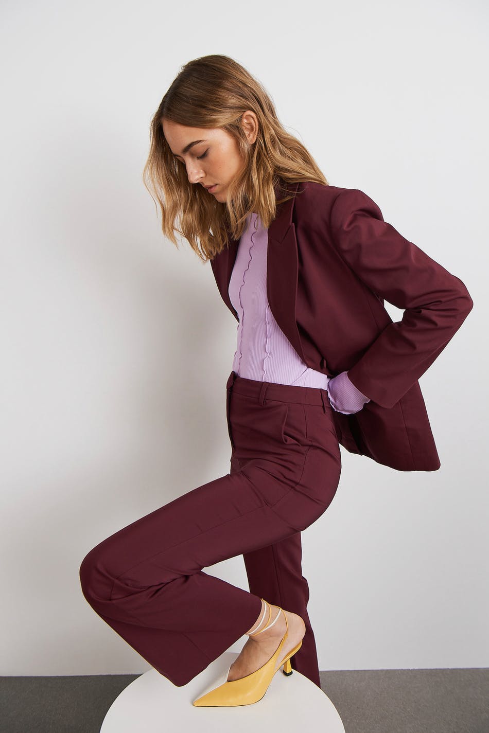 Cassandra flare trousers