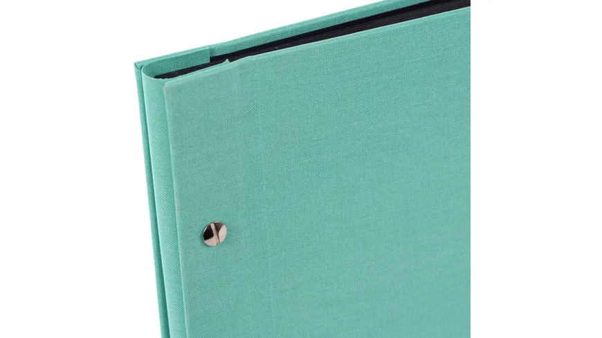 goldbuch Schraubalbum Bella Vista aqua, 39x31cm, 40 schwarze Seiten - erweiterbar