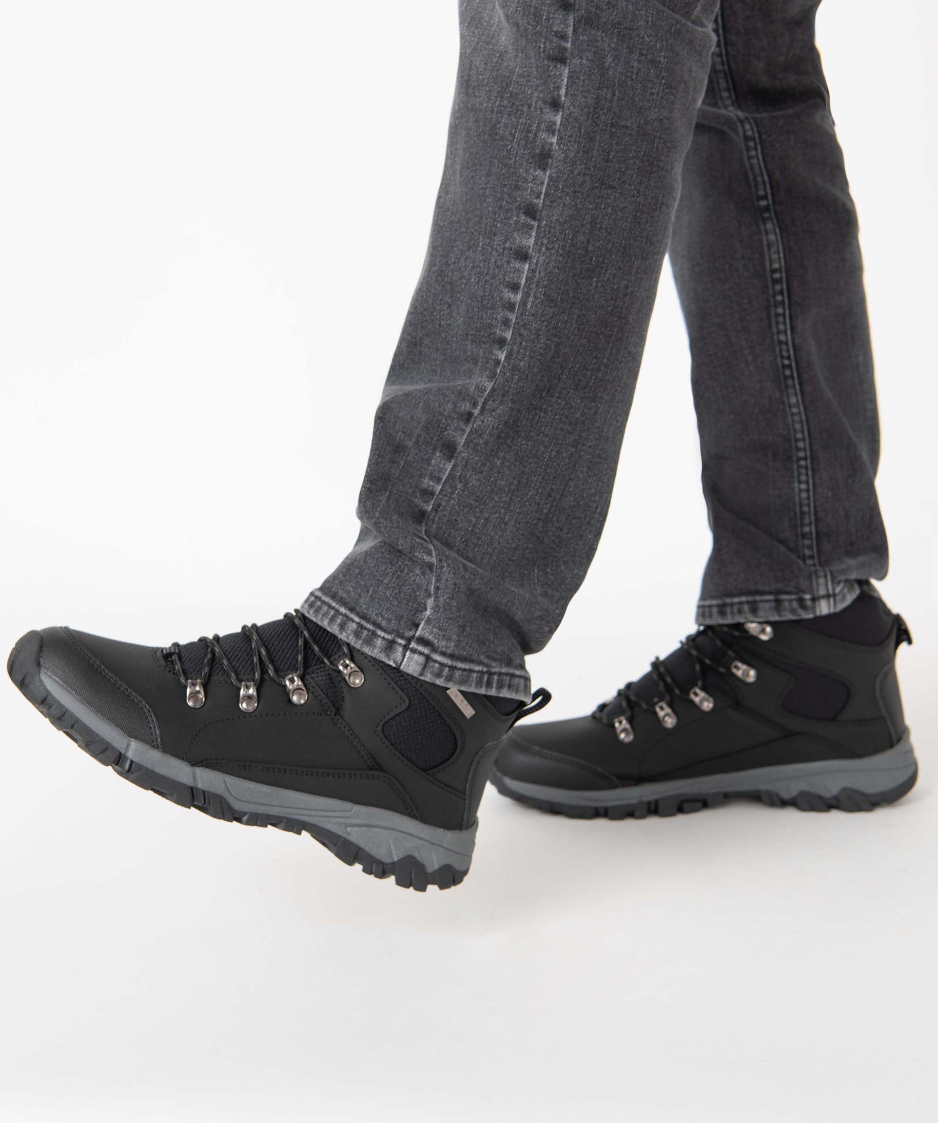 Chaussures de randonnée homme unies doublure polaire noir | GEMO