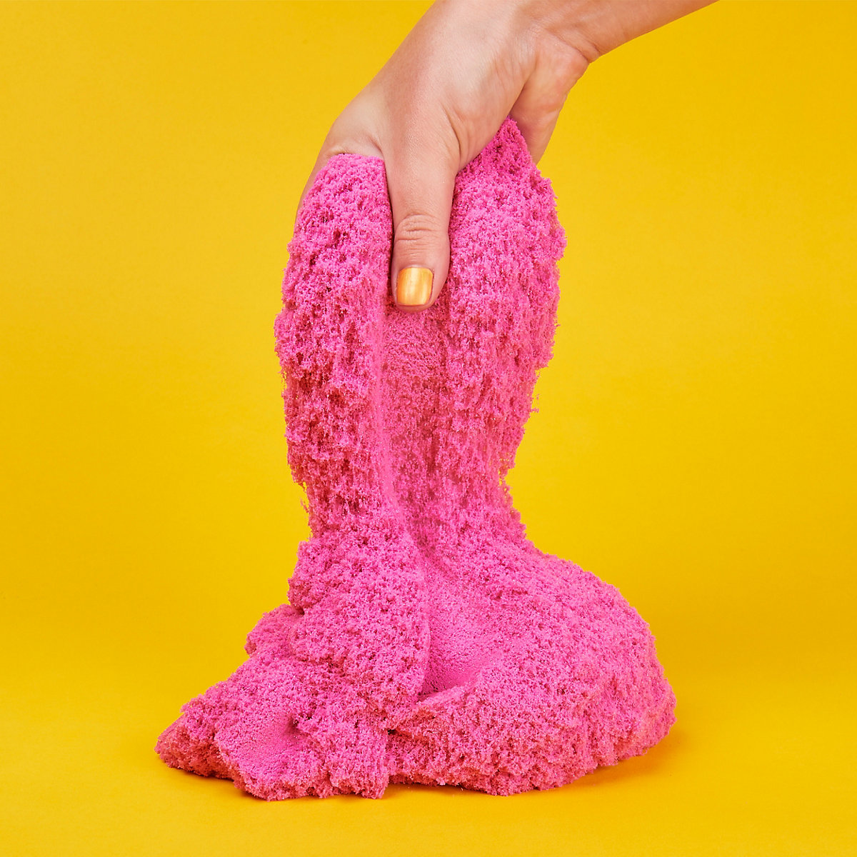 Kinetic Sand 907 g Beutel mit magischem Indoor-Spielsand Schimmersand Rosa