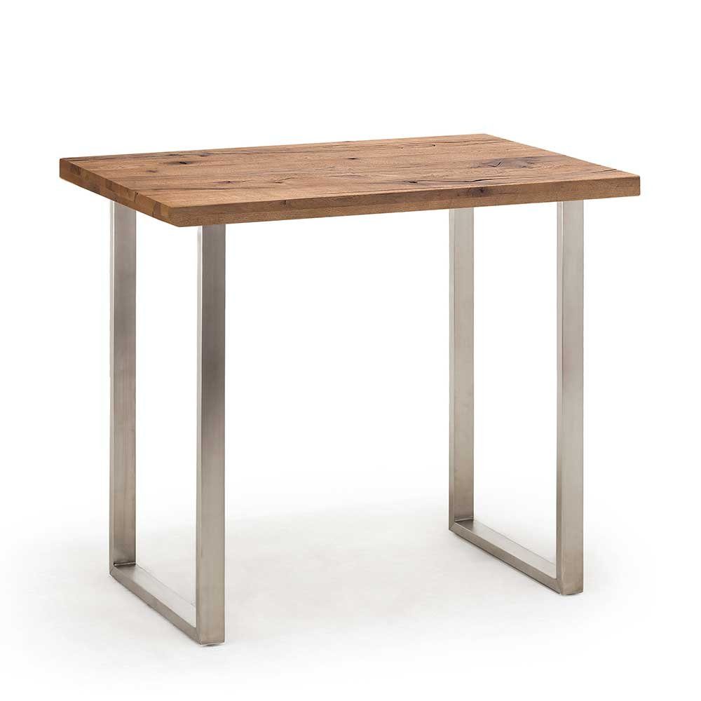 Pharao24 Stehtisch Lorkin, aus Massivholz
