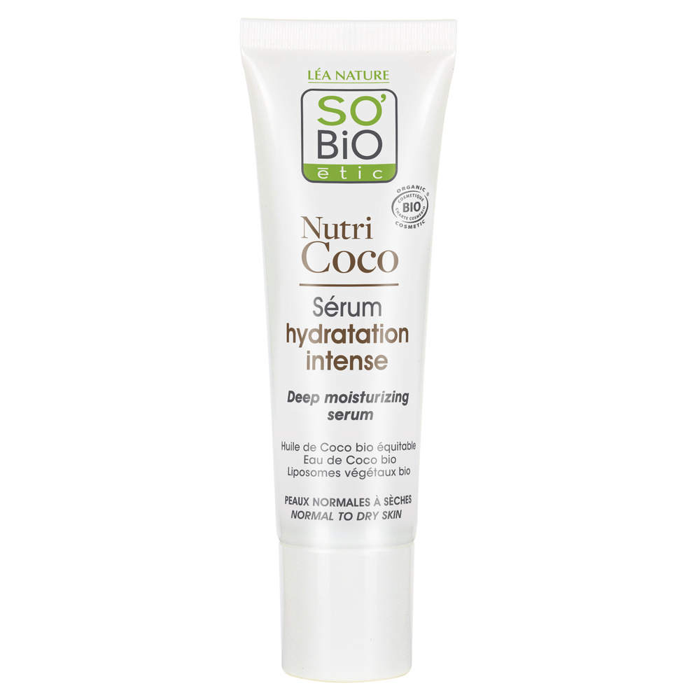 LÉA NATURE SO BiO étic Sérum hydratation¹ intense, peaux normales à sèches, Nutri Coco Sérum