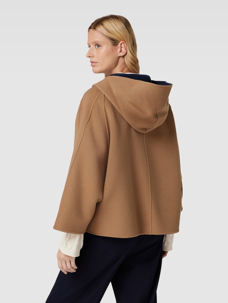 Jacke mit Druckknopfleiste Modell 'MAGNO' in marineblau