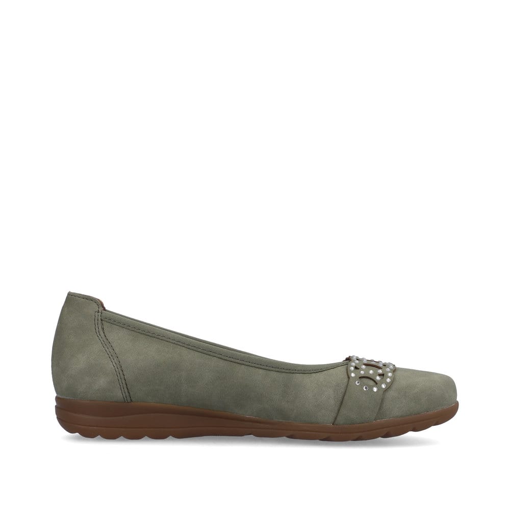 Rieker Damen Ballerinas mintgrün