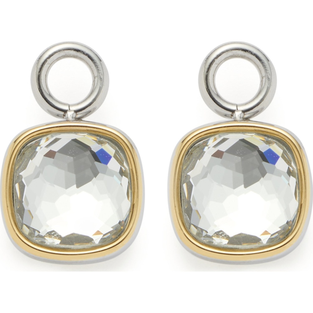 Leonardo Pendentif créole Acier inoxydable Pendentif
