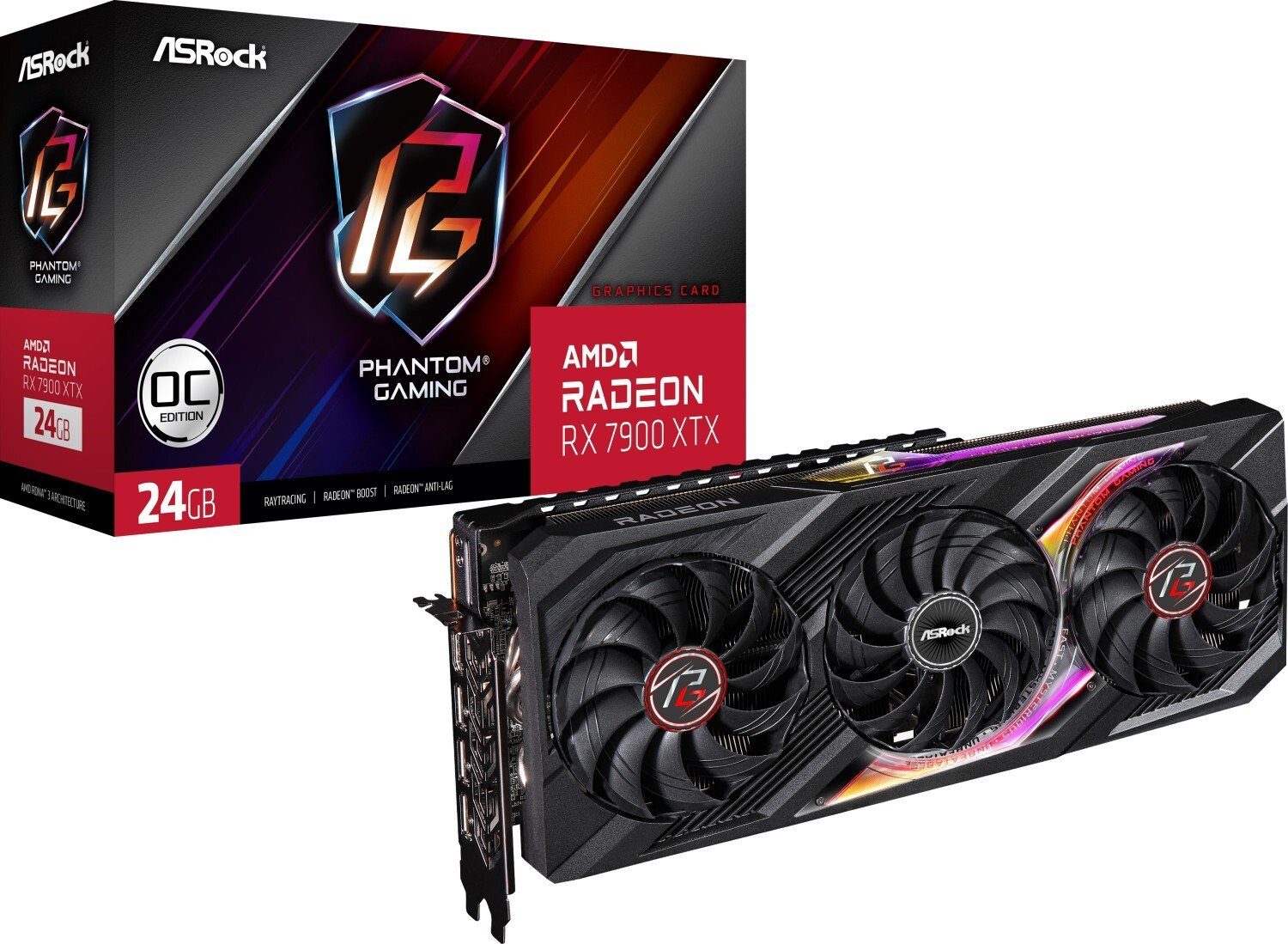 Asrock ASROCK Radeon RX 7900 XTX PG 24GB Grafikkarte