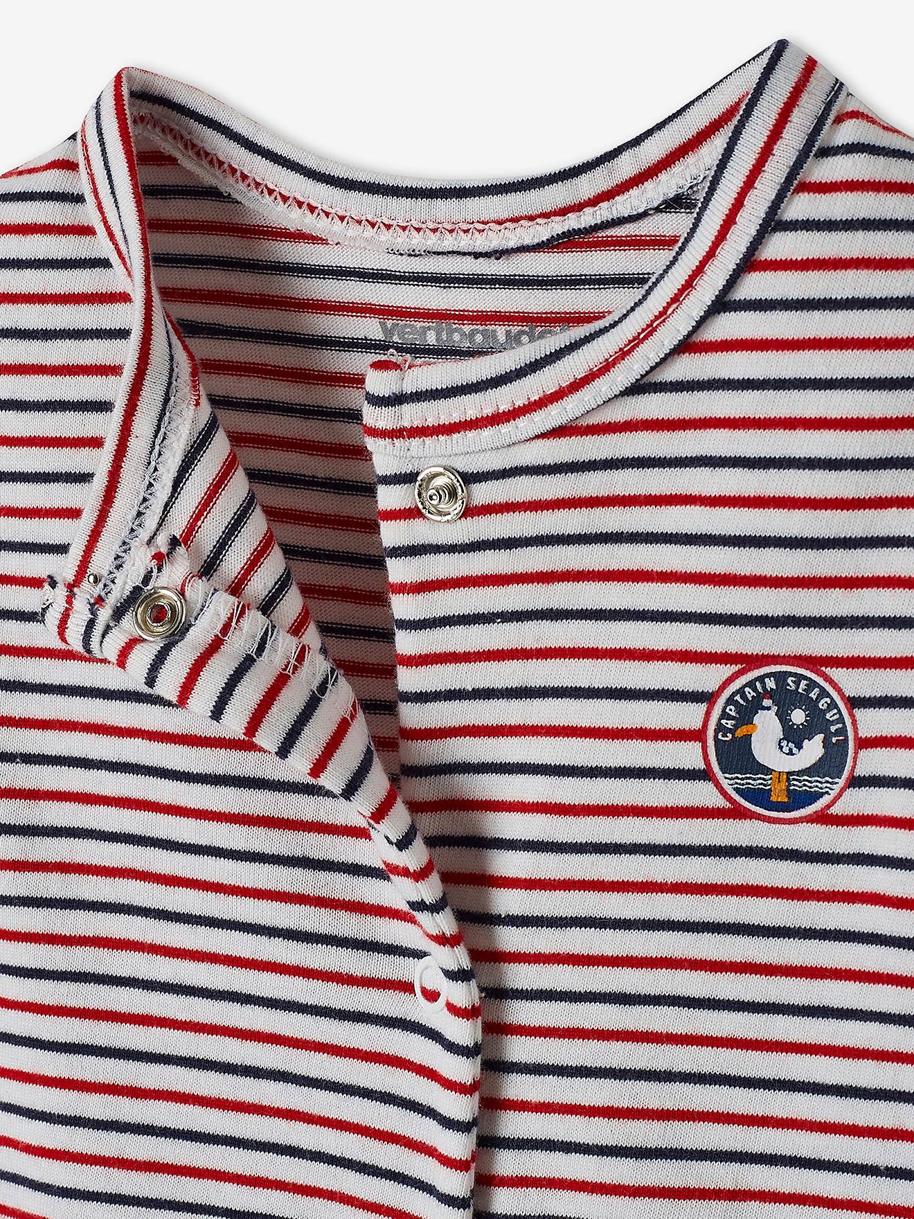 Vertbaudet 2er-Pack Jungen Baby Kurzoveralls Oeko-Tex - pack wollweiß