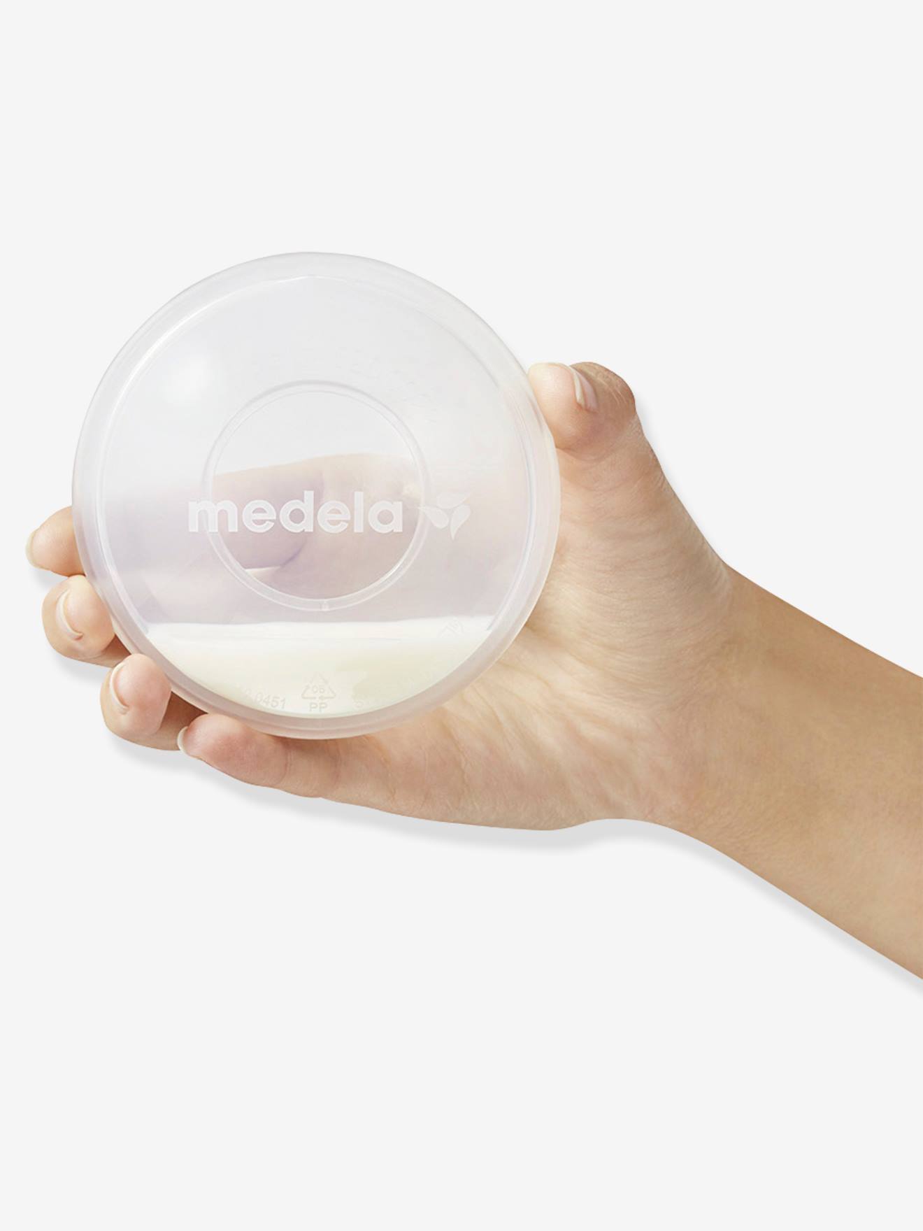 Lot de 2 coupelles recueil-lait MEDELA transparent