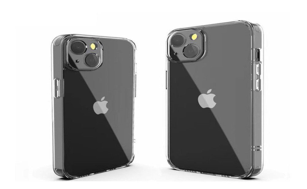 OLi Sichtschutzfolie Transparente Silikon Hülle mit Sichtschutzglas für IPhone 13 Mini, (Spar Set 2in 1, 1-St., Privacy), mit Kamera Schutz 5,4 Zoll, Stoßfeste TPU Silikon & Displayschutz