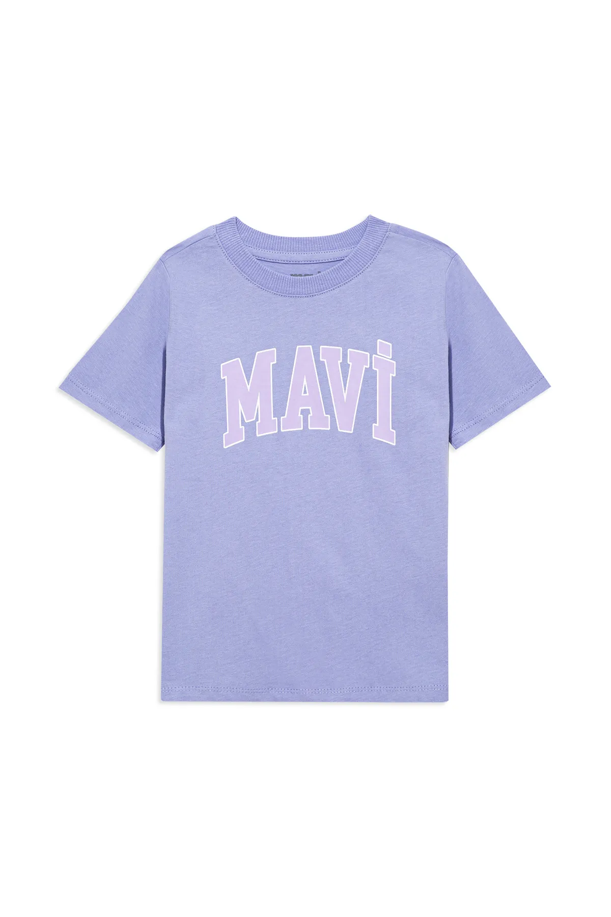 Mavi  Lila T-Shirt mit Logo-Print, normale Passform / normaler Schnitt 7610109-70541