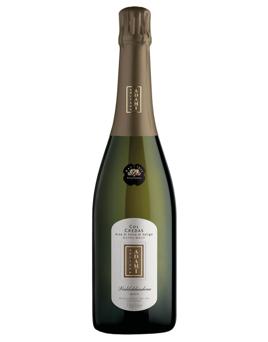 Valdobbiadene Prosecco Superiore DOCG Rive di Farra di Soligo Extra Brut Col Credas 2022 Adami 0,75 ℓ