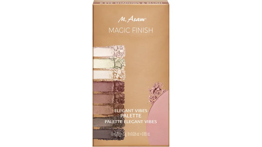 M. Asam® MAGIC FINISH Lidschatten Palette Elegant Vibes 12 g